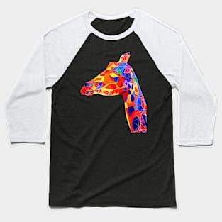 Giraffe portrait Baseball T-Shirt